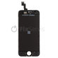 Displej pro iPhone 5S, SE, Black, Dotykové sklo s rámem