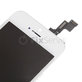 Displej pro iPhone 5S, SE, White, Dotykové sklo s rámem