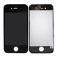 Displej pro iPhone 4, Black, Dotykové sklo s rámem