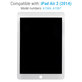 LCD Displej pro iPad Air 2, White, Dotykové sklo bez rámu, Refurbished
