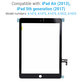 Dotykové sklo pro iPad Air, iPad (5th Gen 2017), Black
