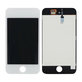 LCD Displej pro iPod Touch (4th Gen), White, Dotykové sklo s rámem