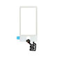 Dotykové sklo pro iPod Nano (7th Gen), White