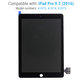 LCD Displej pro iPad Pro 9.7" (2016), Black, Dotykové sklo bez rámu