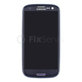 Samsung Galaxy S3 i9300 - LCD Displej + Dotykové Sklo + Rám (Pebble Blue) OLED