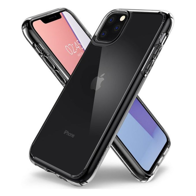 Spigen - Pouzdro Ultra Hybrid pro iPhone 11 Pro, transparentná