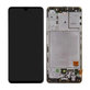 Samsung Galaxy A41 A415F - LCD Displej + Dotykové Sklo + Rám (Prism Crush Black) - GH82-22860A, GH82-23019A Genuine Service Pack