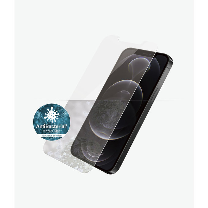 PanzerGlass - Tvrzené Sklo Standard Fit AB pro iPhone 12 a 12 Pro, transparentná