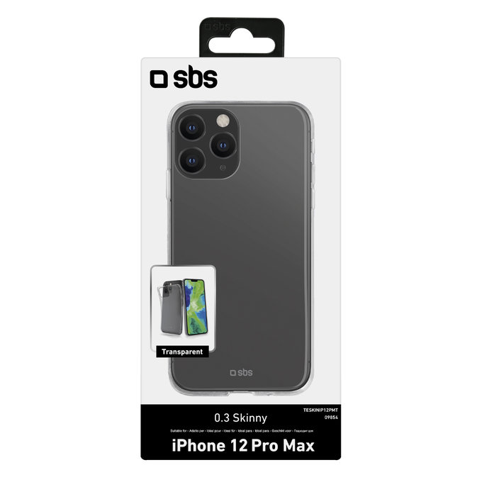 SBS - Pouzdro Skinny pro iPhone 12 Pro Max, transparentí