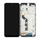 Motorola Moto E7 Plus XT2081 - LCD Displej + Dotykové Sklo + Rám (Black) - 5D68C17416 Genuine Service Pack