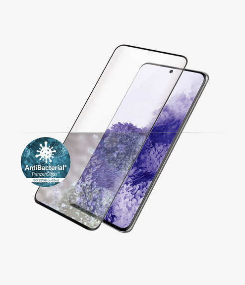 PanzerGlass - Tvrzené Sklo Case Friendly AB pro Samsung Galaxy S21 Ultra, Fingerprint komp., černá