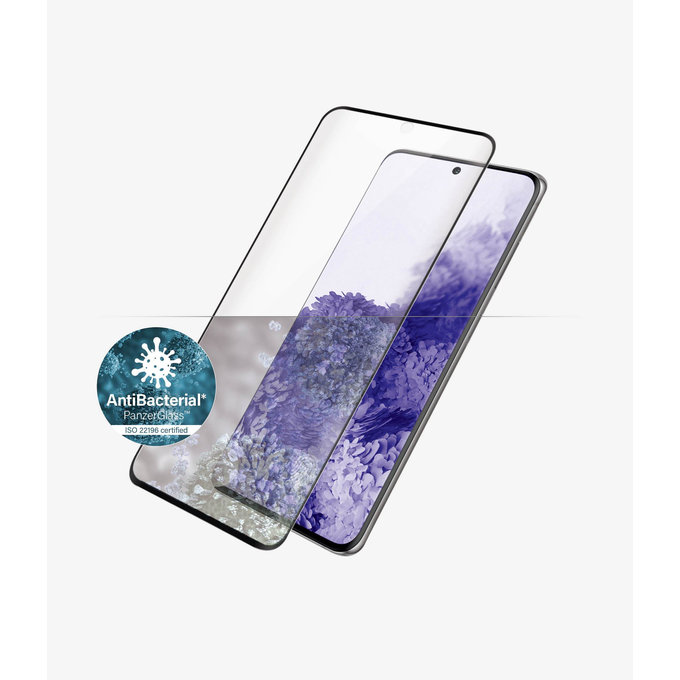PanzerGlass - Tvrzené Sklo Case Friendly AB pro Samsung Galaxy S21 Ultra, Fingerprint komp., černá