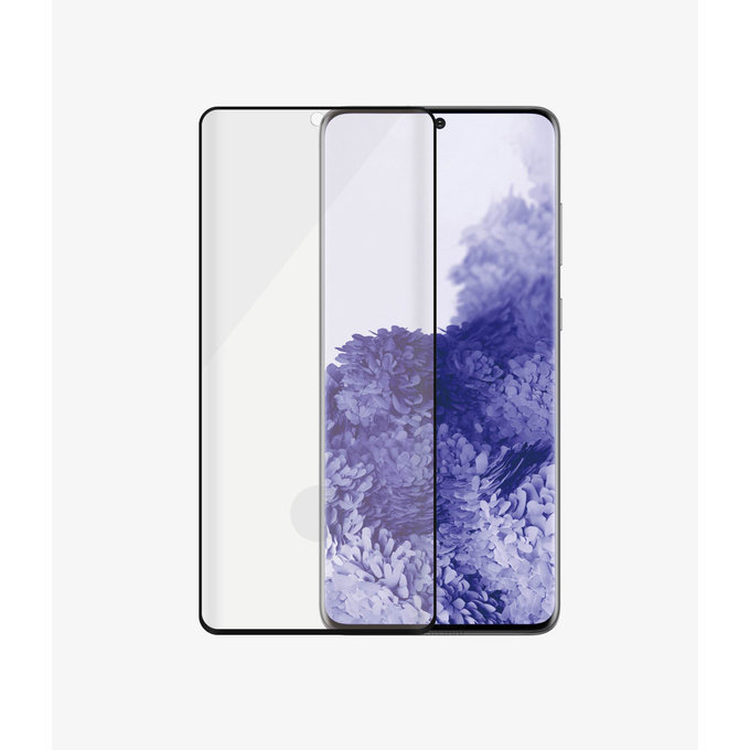 PanzerGlass - Tvrzené Sklo Case Friendly AB pro Samsung Galaxy S21 Ultra, Fingerprint komp., černá