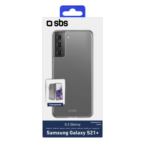 SBS - Pouzdro Skinny pro Samsung Galaxy S21+, transparentí