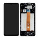 Samsung Galaxy A12 A125F, A022F - LCD Displej + Dotykové Sklo + Rám (Black) - GH82-24490A, GH82-24491A Genuine Service Pack