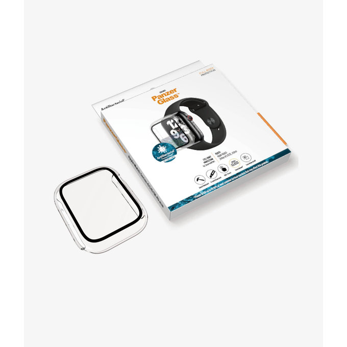 PanzerGlass - Tvrzené Sklo Full Body AB pro Apple Watch 4, 5, 6, SE (1st gen) a SE (2nd gen) 40mm, transparentná
