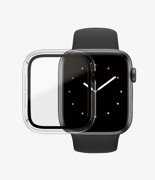 PanzerGlass - Tvrzené Sklo Full Body AB pro Apple Watch 4, 5, 6, SE (1st gen) a SE (2nd gen) 44mm, transparentná