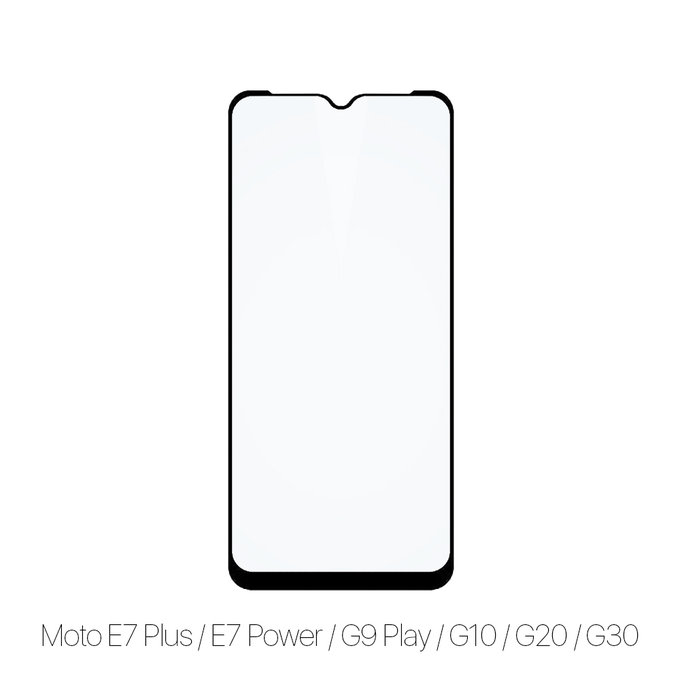 FixPremium FullCover Glass - Tvrzené sklo pro Motorola Moto E7 Plus, E7 Power, G9 Play, G10, G20 a G30