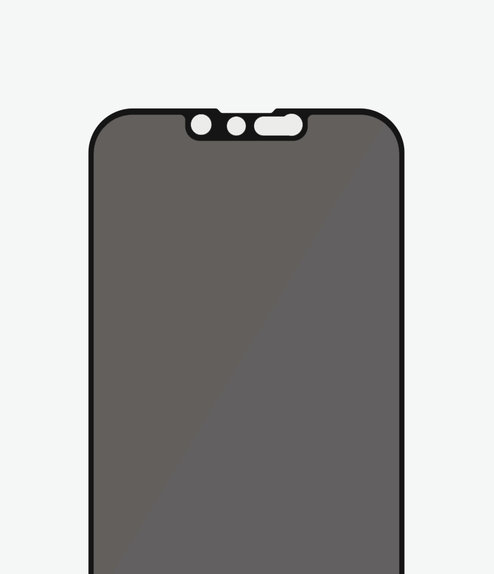 PanzerGlass - Tvrzené Sklo Case Friendly Privacy AB pro iPhone 13 Pro Max a 14 Plus, černá