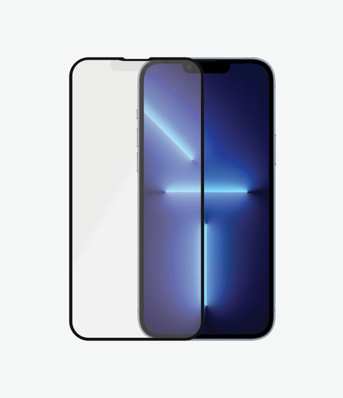 PanzerGlass - Tvrzené Sklo Case Friendly Anti-Glare AB pro iPhone 13 Pro Max a 14 Plus, černá