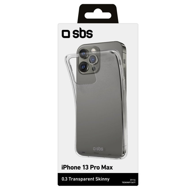 SBS - Pouzdro Skinny pro iPhone 13 Pro Max, transparentí