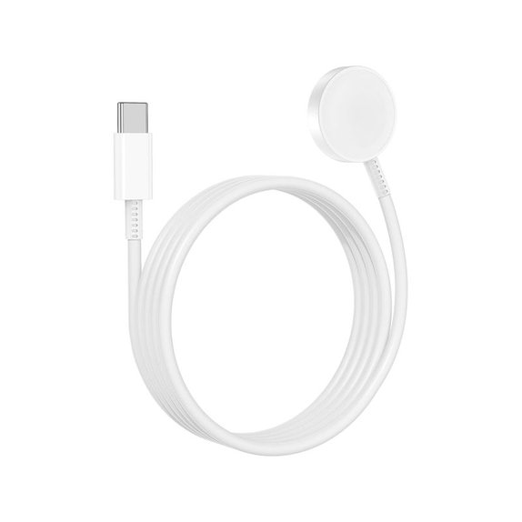 Magnetická rychlonabíječka pro Apple Watch, USB-C, 1 m, aluminium, bulk