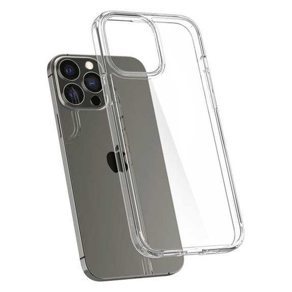Spigen - Pouzdro Ultra Hybrid pro iPhone 13 Pro, transparentná