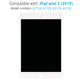 LCD Displej pro iPad Mini 5, White, Dotykové sklo bez rámu, Refurbished