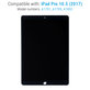 LCD Displej pro iPad Pro 10.5" (2017), Black, Dotykové sklo bez rámu, Refurbished