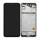Samsung Galaxy M31s M317F - LCD Displej + Dotykové Sklo + Rám (Mirage Black) OLED