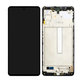 Samsung Galaxy M52 5G M526B - LCD Displej + Dotykové Sklo + Rám (Black) TFT