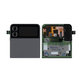 Samsung Galaxy Z Flip 4 F721B - LCD Displej + Dotykové Sklo + Rám (Vnější) (Graphite) - GH97-27947A Genuine Service Pack