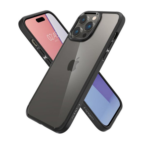 Spigen - Pouzdro Ultra Hybrid pro iPhone 14 Pro, Matte Black