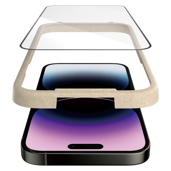 Tvrzené sklo UWF AB s aplikátorem pro iPhone 14 Pro Max, Černá, PanzerGlass