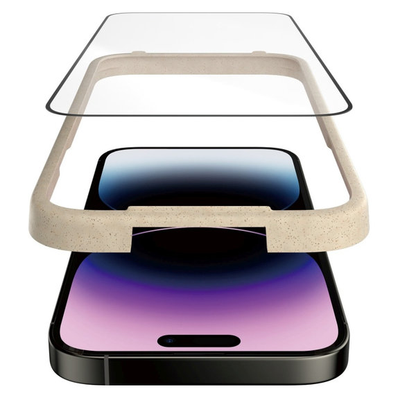 Tvrzené sklo UWF Anti-Reflective AB s aplikátorem pro iPhone 14 Pro Max, Černá, PanzerGlass