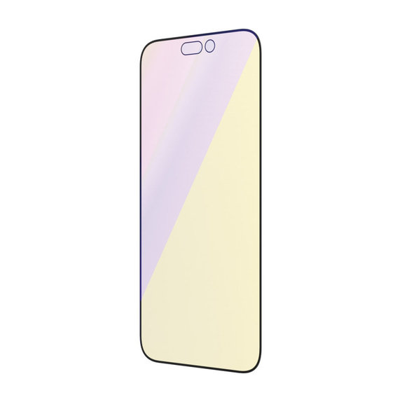 Tvrzené sklo UWF Anti-Bluelight AB s aplikátorem pro iPhone 14 Pro, Černá, PanzerGlass