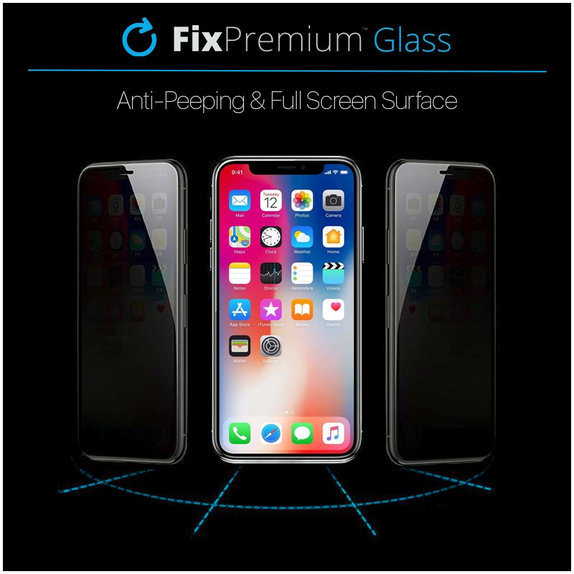 FixPremium Privacy Anti-Spy Glass - Tvrzené Sklo pro iPhone 13, 13 Pro, 14 a 16e