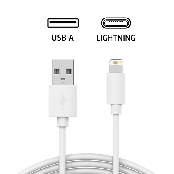 Lightning / USB kabel, 1 m, kompatibilní s Apple, bulk