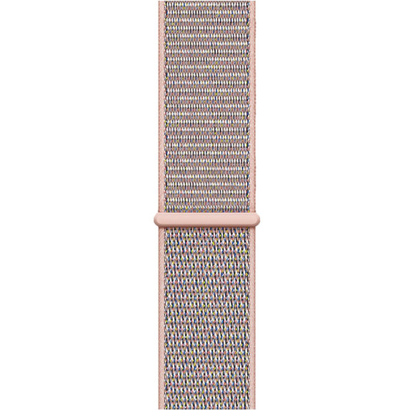 FixPremium - Nylonový Řemínek pro Apple Watch (38, 40 a 41mm), růžová