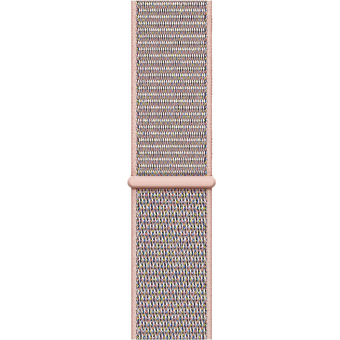 FixPremium - Nylonový Řemínek pro Apple Watch (38, 40 a 41mm), růžová