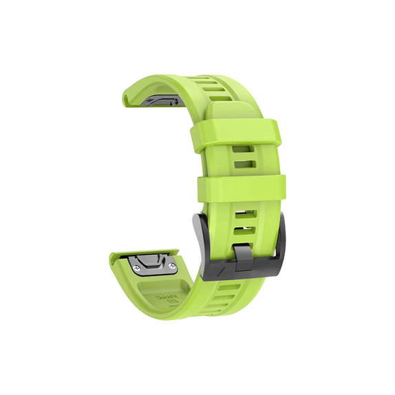 FixPremium - Silikónový Remienok pro Garmin (QuickFit 26mm), zelený