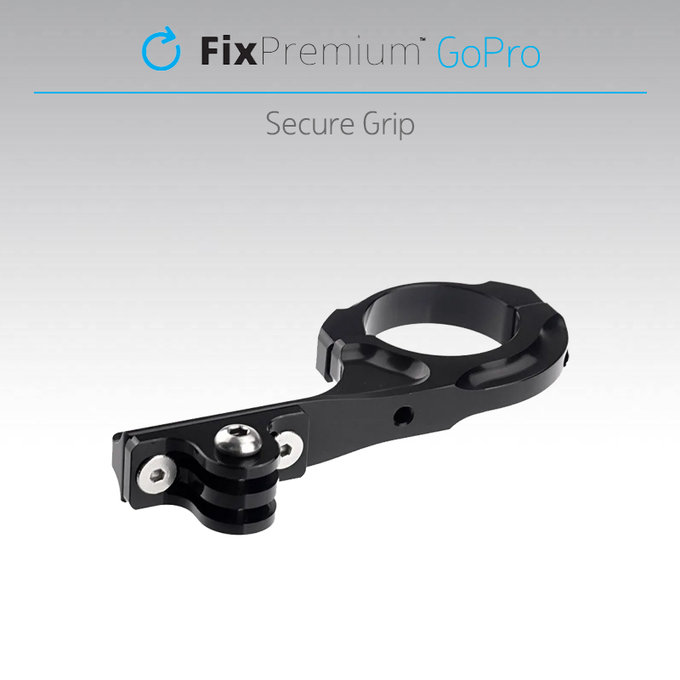 FixPremium - Držák na Bicykel/Motorku pro GoPro, čierny