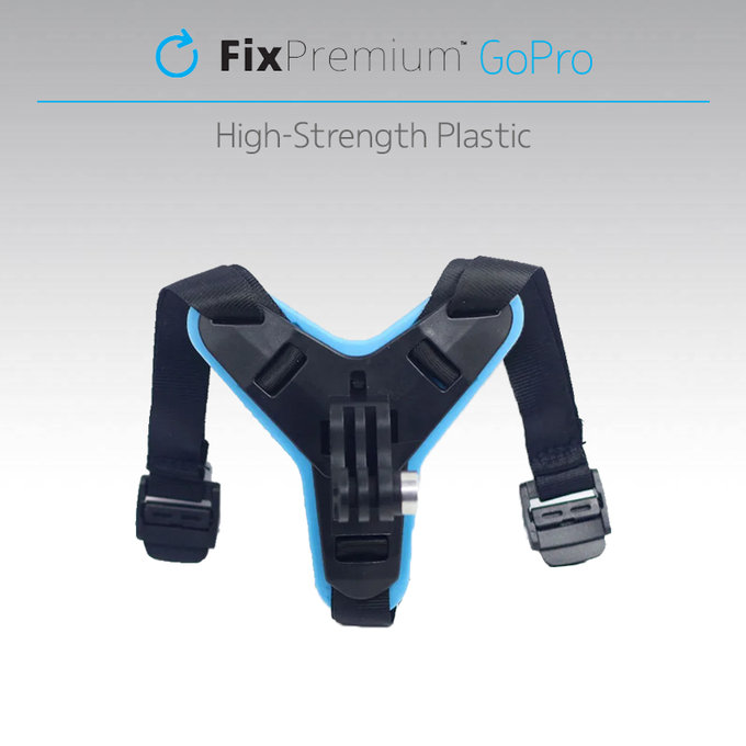 FixPremium - Držák na Helmu pro GoPro, čierny
