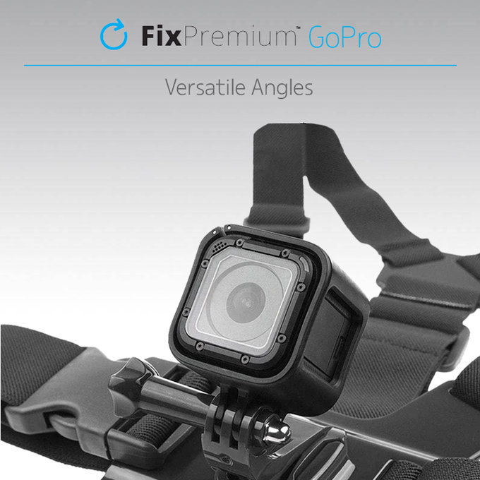 FixPremium - Držák na Telo pro GoPro, čierny