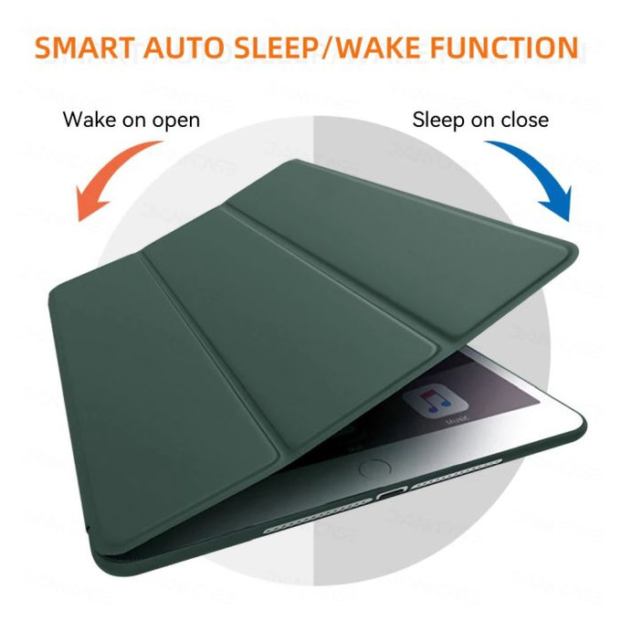 FixPremium - Flip Silikonové Pouzdro pro iPad 10.2 (7th, 8th, 9th Gen), černá
