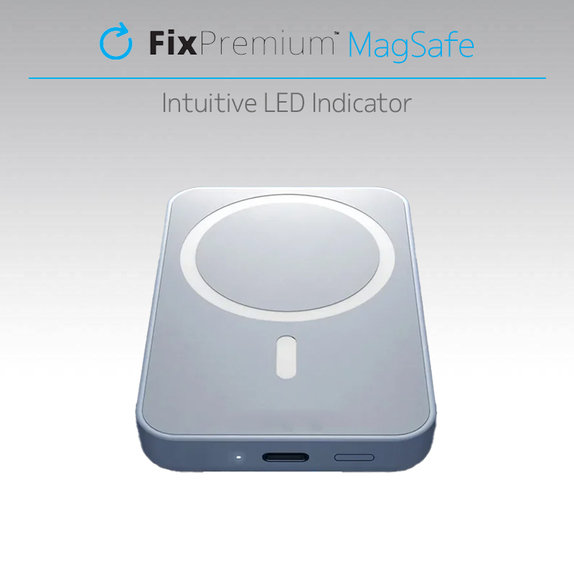 FixPremium - MagSafe PowerBank 10 000mAh, bílá