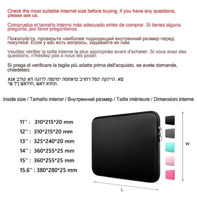 FixPremium - Pouzdro na Notebook 13", černá