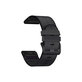 FixPremium - Kožený Řemínek pro Garmin (QuickFit 22mm), černá