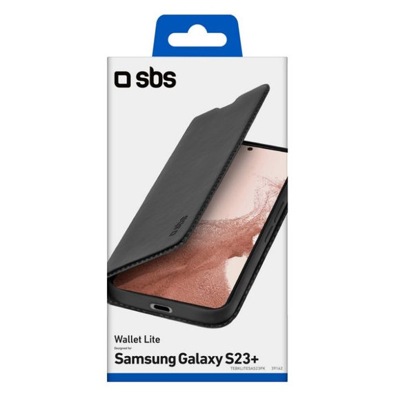 SBS - Pouzdro Book Wallet Lite pro Samsung Galaxy S23+, černá