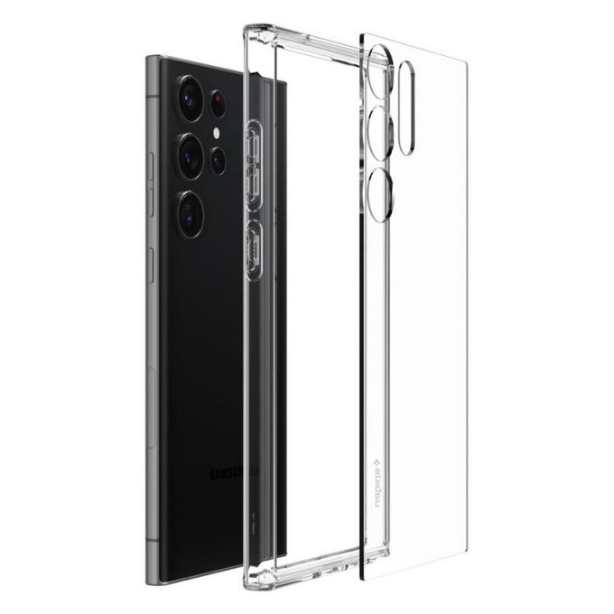 Spigen - Pouzdro Ultra Hybrid pro Samsung Galaxy S23 Ultra, crystal clear